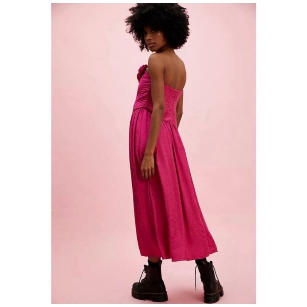 Free People Make An Entrance Maxi Dress Pink NWT - Picture 2 of 8